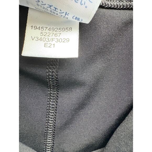 Lands End Women's 6" High Waisted Bike Swim Shorts Black Size Small 6-8 Pockets - Picture 6 of 6